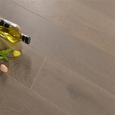 Grijze kleur eiken houten vloeren